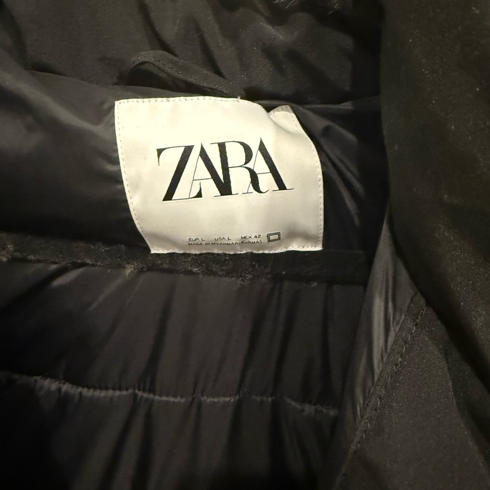Zara Down Jacket Black - Picture 3 of 3